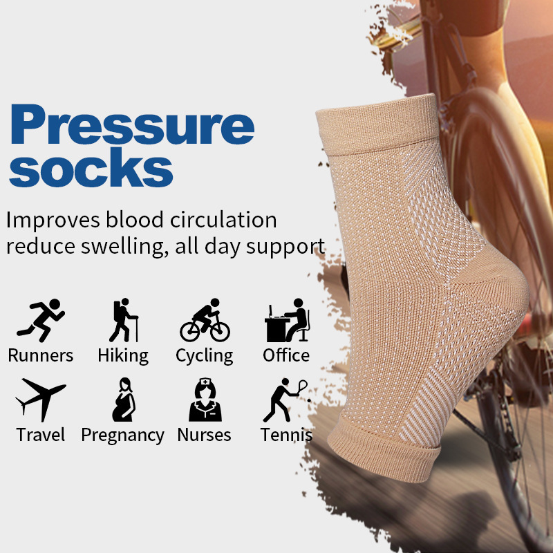 Bandage - 1/2/3Pairs Knitted breathable Ankle Support Brace