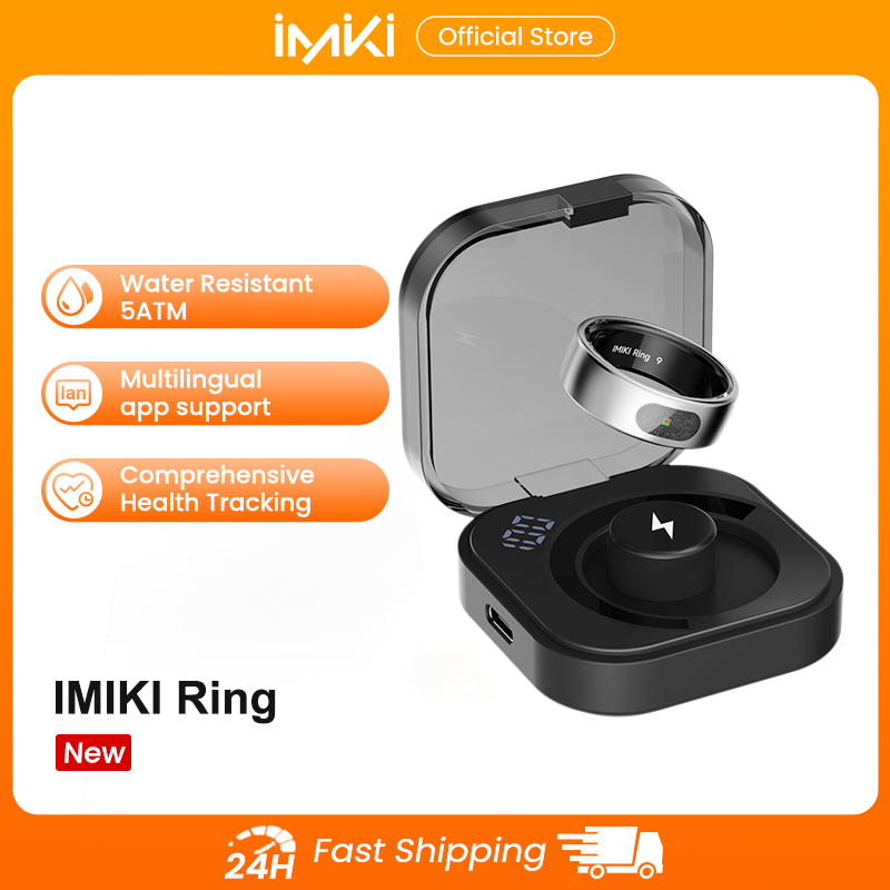 Blood Pressure Monitor - IMIKI Smart Ring With Display Screen