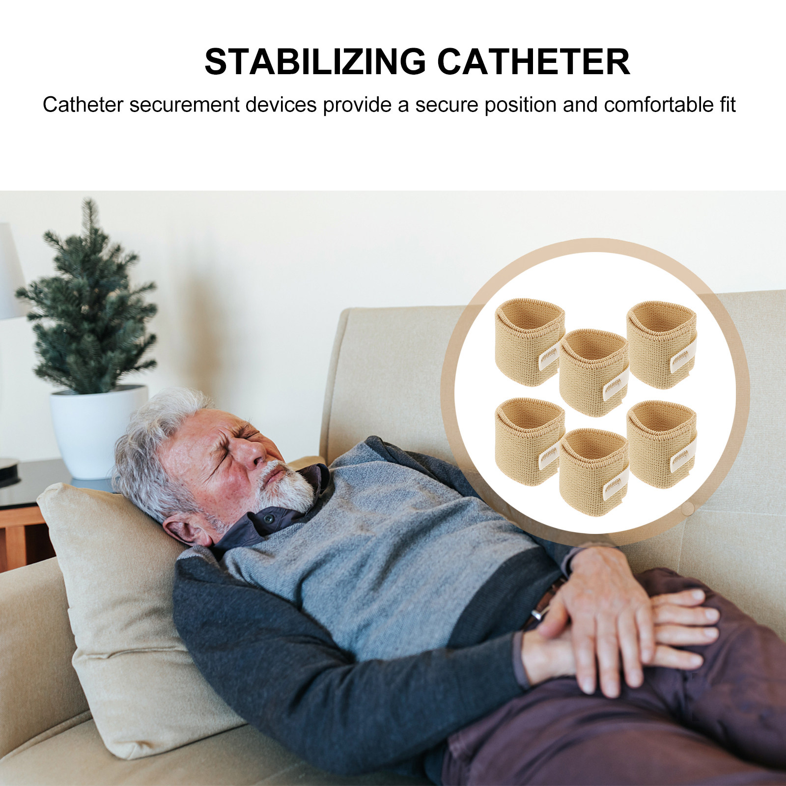 6pcs Adjustable Catheter Fixat - Medical Tape recension och pris