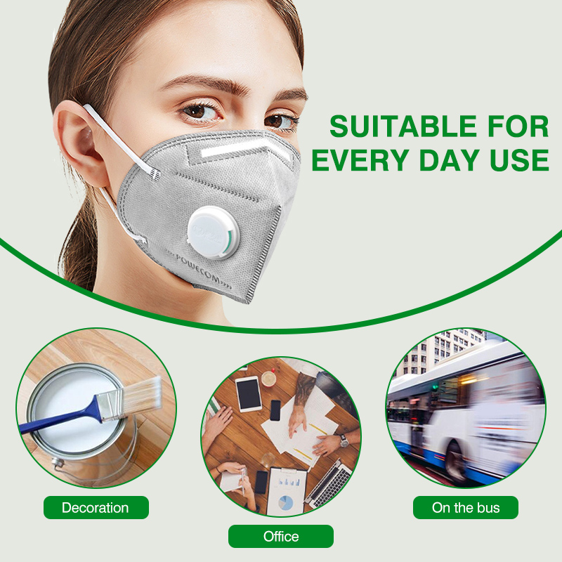 POWECOM KN95 Masks Activated C - Surgical Mask recension och pris